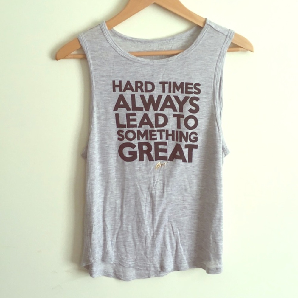 🛒 Betsey Johnson Hard Times Always Lead muscle